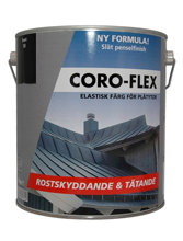 Tak & plåtfärg Vit 5 kg Coro-Flex
